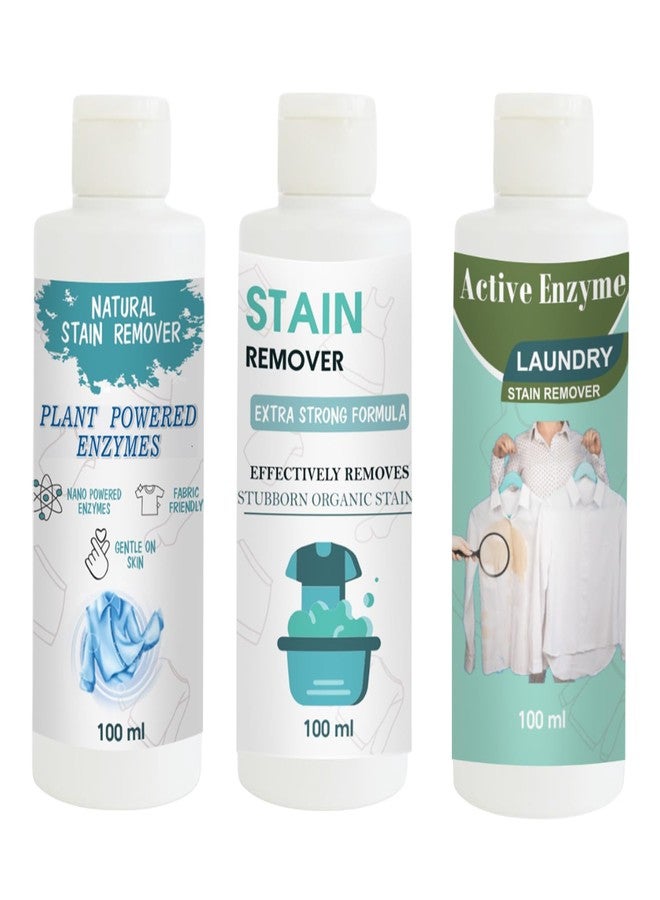 مجموعة مزيلات البقع من توفوس: مزيل بقع القمصان، والدمى، والفستق | محلول تنظيف متعدد الأسطح للملابس والأقمشة والمفروشات (100 غرام لكل عبوة) - Image 1